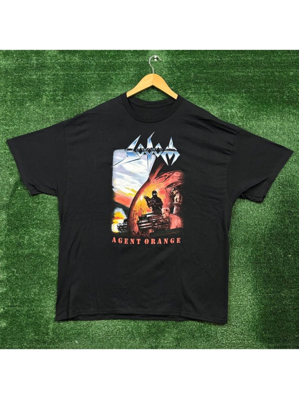 Sodom Agent Orange Thrash Metal Band T-Shirt Size XXL